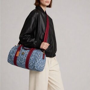 Coach Limited Edition Denim Travel Bag